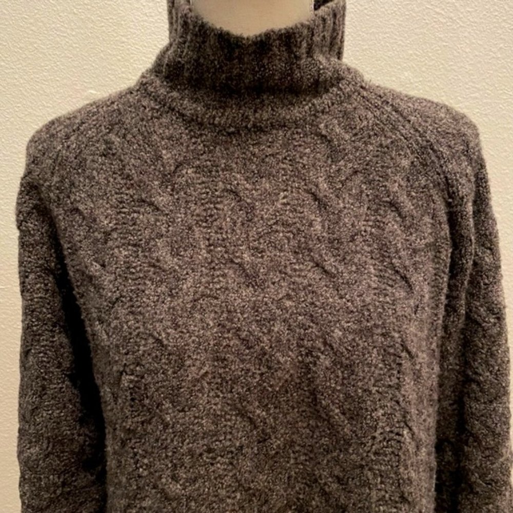 Soft, Oversized Mock Turtleneck Talbots Wool Blen… - image 1